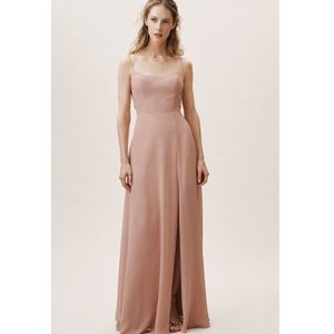 BHLDN Kiara Dress in Whipped Apricot size 2. Like New! Flowy dress in blush pink